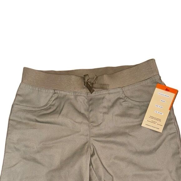 French Toast Girls Pull On Stretch Tie Front Short with Knit Waistband Size 10 - Picture 6 of 7